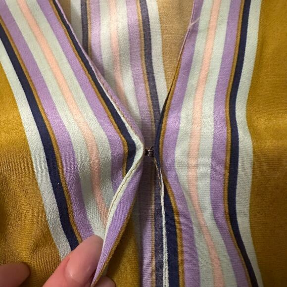 ASTR the Label green striped long sleeve bodysuit size M NWT - Picture 4 of 11